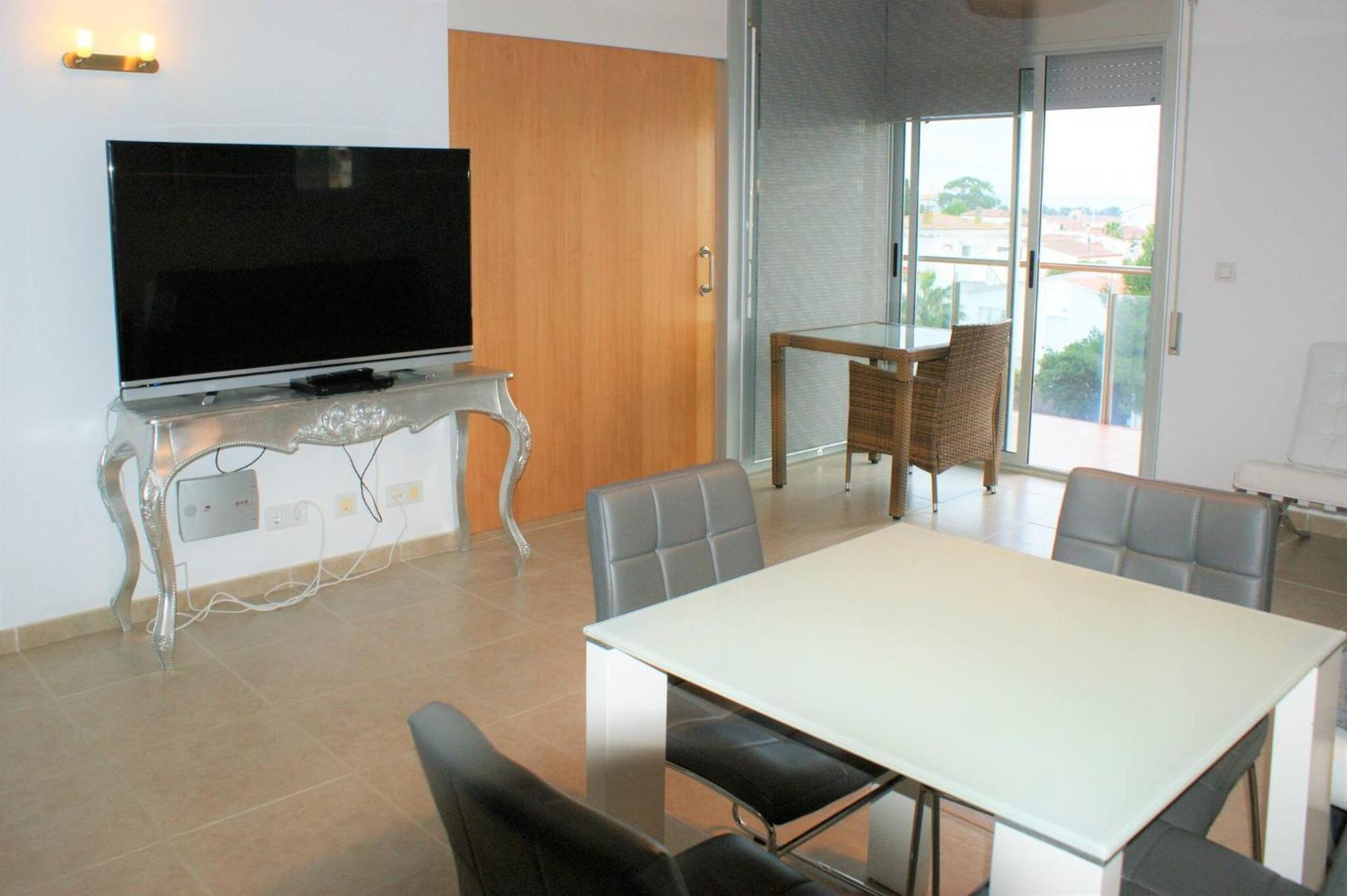 Apartamento En Roses Con Vistas Al Canal Y Piscina Ngoại thất bức ảnh